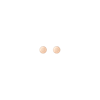 Aurate New York Mini Medallion Earring Studs In Rose