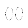 Aurate New York Hoop Earrings In White