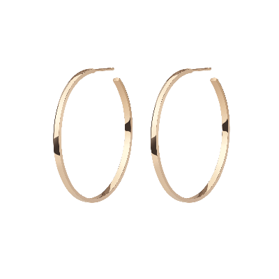 Aurate New York Hoop Earrings In Yellow