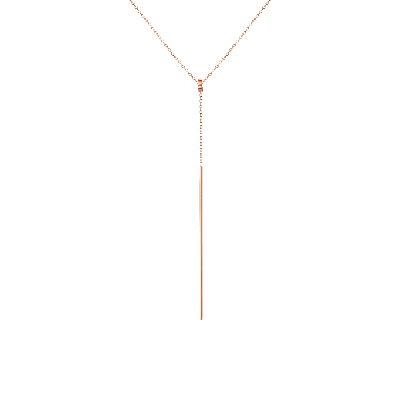 Aurate New York Lariat Necklace In Rose