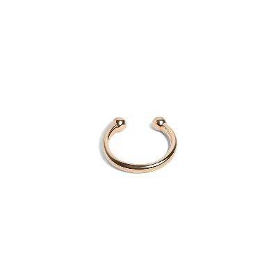 Aurate New York Simple Mini Ear Cuff In Yellow