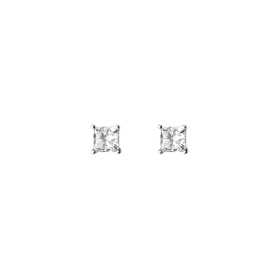 Aurate New York Large Diamond Stud Earrings In White