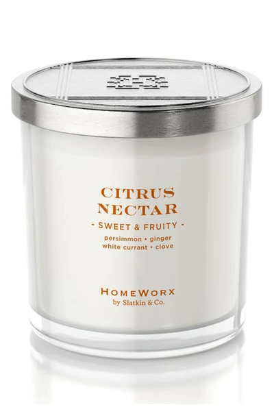 Homeworx Citrus Nectar 3-wick Scented Candle