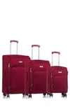 CHAMPS TRAVELLERS COLLECTION LUGGAGE 3-PIECE SET