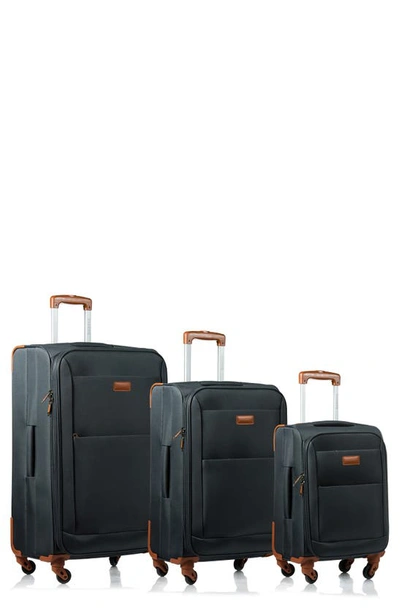 Champs Classic 3-piece Luggage Set In Grey