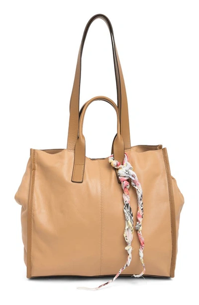Lucky Brand Diam Leather Tote Bag In Cortado Multi Smooth Leather