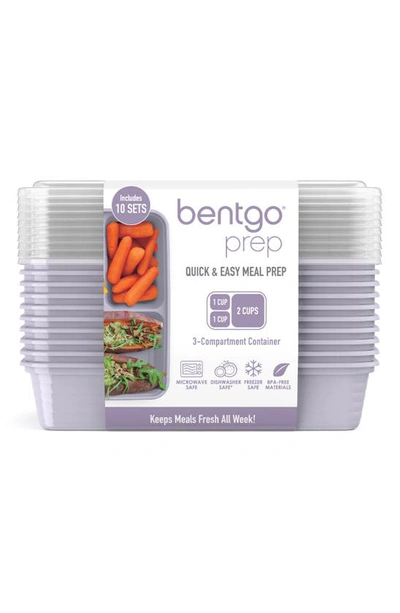 Bentgo Prep 3-compartment Meal Prep Containers In Lilac