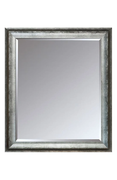 Overstock Art La Pastiche By Overstockart Athenian Distressed Silver Framed Mirror In Multi