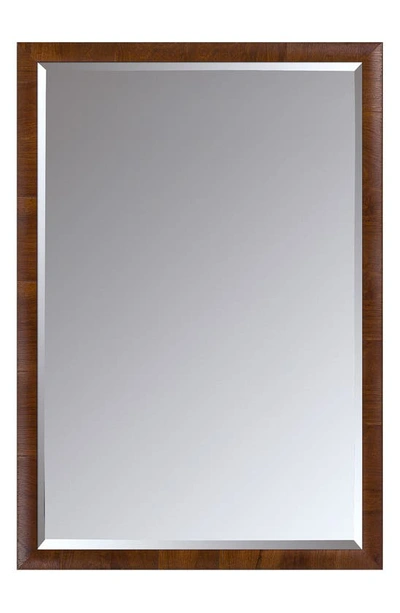 Overstock Art Panzano Olivewood Framed Wall Mirror In Multi