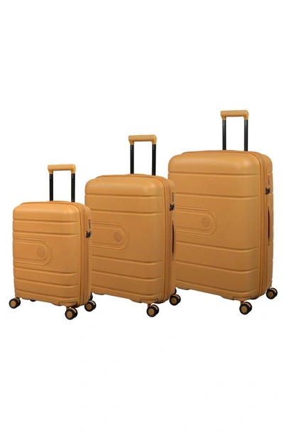 It Luggage Eco-tough 3-piece Hardside Spinner Set In Honey Gold