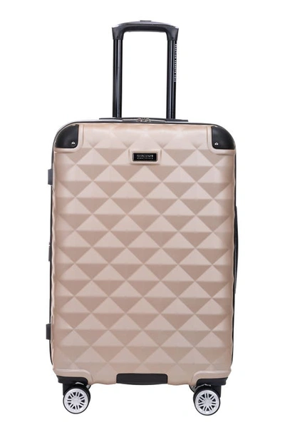 Kenneth Cole Reaction Diamond Tower Luggage Collection Lightweight Hardside Expandable 8-wheel Spinn In Rose Champagne