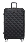 Kenneth Cole Reaction Diamond Tower Luggage Collection Lightweight Hardside Expandable 8-wheel Spinn In Black
