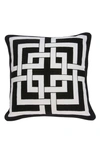 Parkland Collection Abali Decorative Accent Pillow In Black