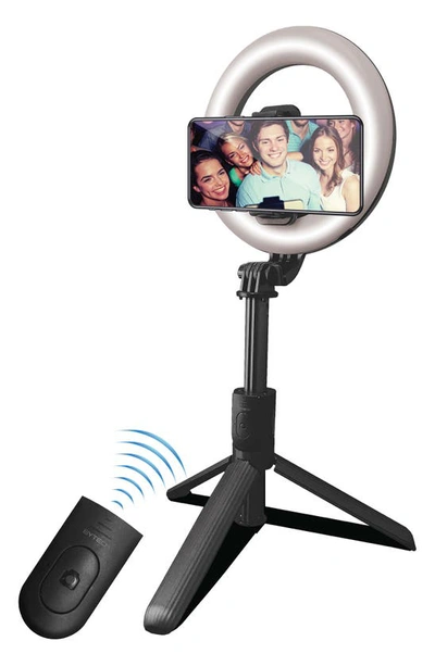 Bytech Selfie Ring Light With Tripod & Remote In Black