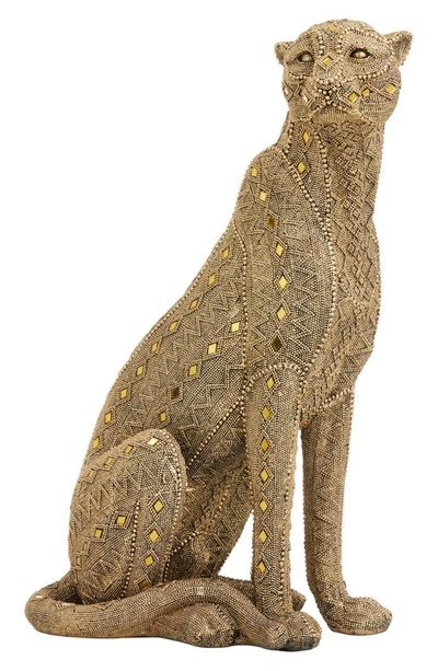 Cosmo By Cosmopolitan Leopard Sculpture In Gold