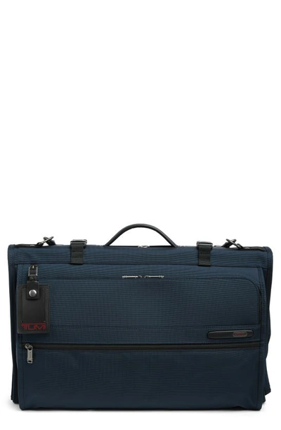 Tumi Trifold Garment Bag In Navy