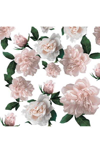 Walplus Classic Oversized Roses Wall Decal In Pink