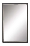 Willow Row Wood Wall Mirror In Black