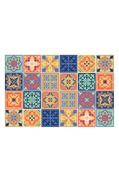 Walplus Mara 5-pack Colorful Mix Tiles Wall Sticker