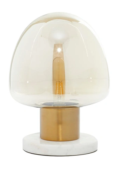 Ginger Birch Studio Vintage Style Plasma Lamp In Gold
