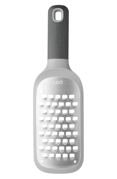 Berghoff Leo Ultra-coarse Paddle Grater In Grey