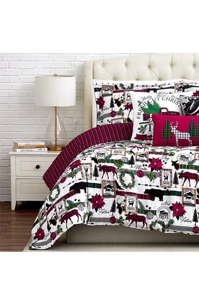 Southshore Fine Linens Holiday Merry Town Comforter Set In Merry Town Christmas
