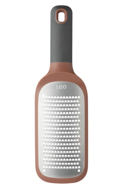 Berghoff Leo Coarse Paddle Grater In Pink