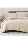 Southshore Fine Linens Grid Oversized Quilt Set In Taupe