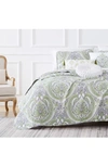 Southshore Fine Linens Pure Melody Quilt Bedding Set In Green