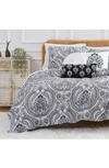 Southshore Fine Linens Pure Melody Quilt Bedding Set In Black