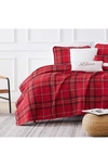 Southshore Fine Linens Vilano Plaid Quilt Bedding Set In Red