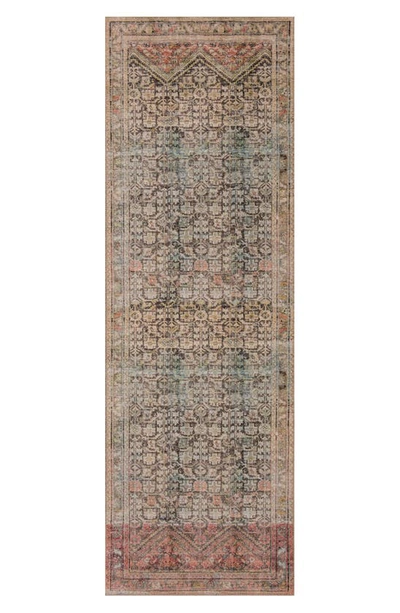Loloi Loren Collection Rug In Charcoal / Multi