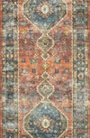 Loloi Ii Skye Collection Rug In Rust / Blue
