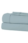 Modern Threads Solid Easy Care Microfiber Sheet Set In Ocean