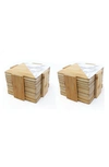 Berghoff Bamboo Coasters 16-piece Set In Brown