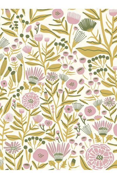 Wallpops Marigold Forest Peel & Stick Wallpaper In Pink