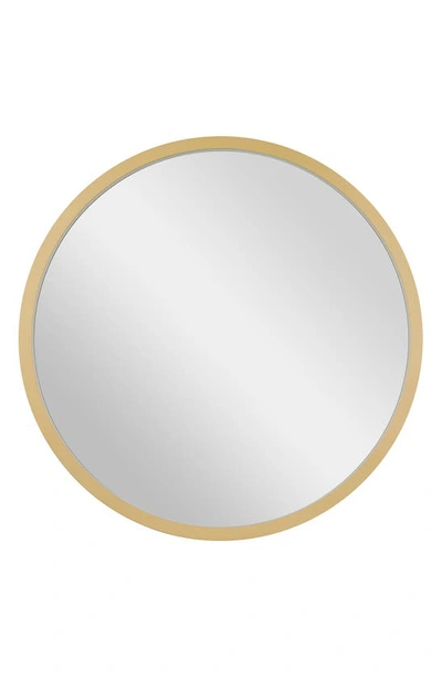 Ginger Birch Studio Gold Wood Contemporary Wall Mirror