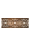 J&v Textiles 20" X 55" Anti Fatigue Kitchen Mat In Scroll