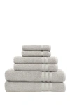 Linum Home Textiles Denzi 6-piece Towel Set In Grey