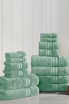 Modern Threads Spunloft 18-piece Towel Set In Eucalyptus