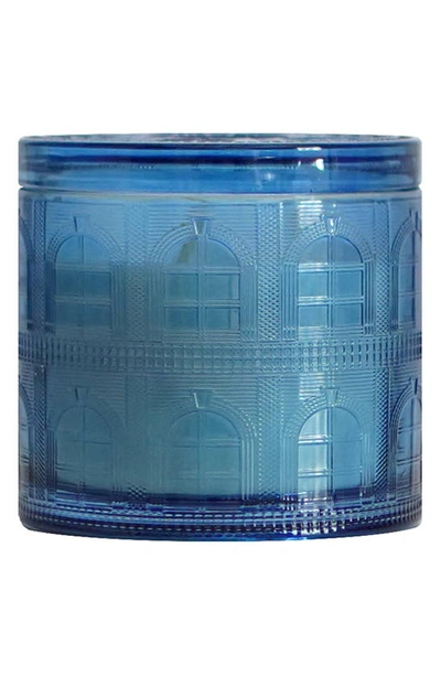 Homeworx Townhouse Glass Farmstand Blueberry 3-wick Candle