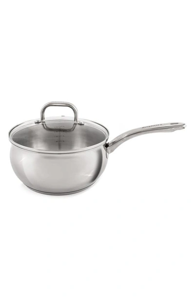 Berghoff Stainless Steel 3.2-qt. Covered Sauce Pan In Silver