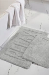 Modern Threads 2-piece Bath Mat Set In Cloud