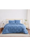 SOUTHSHORE FINE LINENS SOUTHSHORE FINE LINENS PINCH PINTUCK DUVET COVER SET