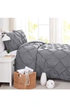 SOUTHSHORE FINE LINENS PINCH PINTUCK DUVET COVER SET