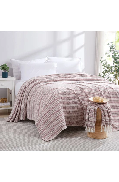 Southshore Fine Linens Agadir Cotton Luxury Blanket In Pink