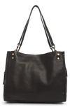 American Leather Co. Lenox Leather Satchel In Black