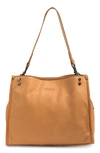 American Leather Co. Lenox Leather Satchel In Cafe Latte