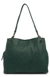 American Leather Co. Lenox Leather Satchel In Hunter Green