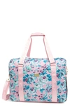 LUV BETSEY BY BETSEY JOHNSON FLORAL PRINT WEEKEND BAG
